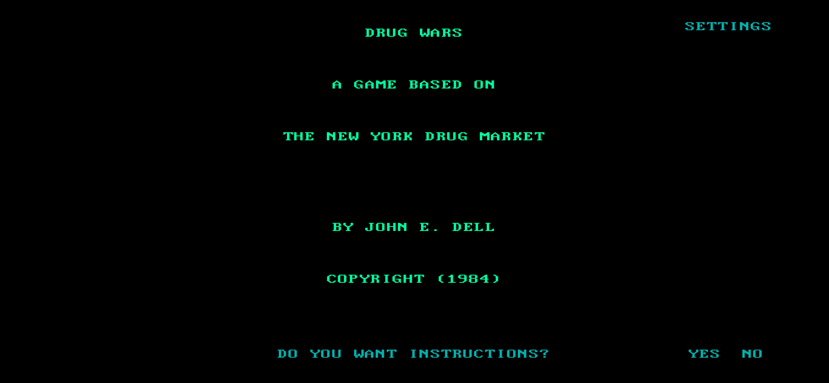 Drug Wars 84