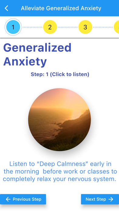 InstaCalm Anxiety Treatment Screenshot