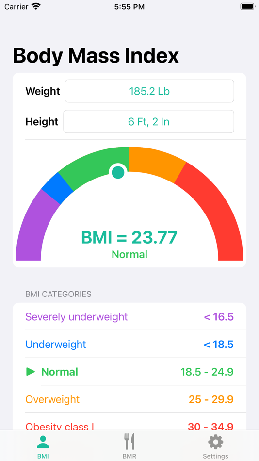 BMI Calculator Simple - 2024.2 - (iOS)