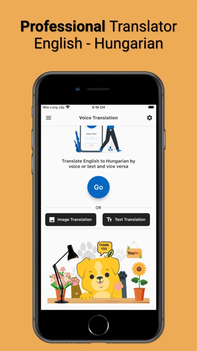 English to Hungarian App Screenshot