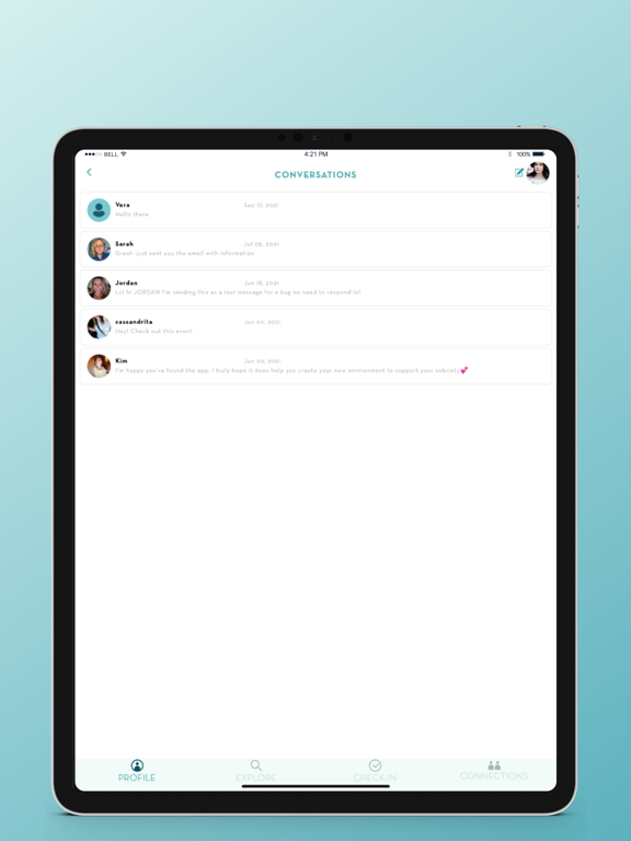 Sober Space iPad screenshot 9 - Travel app