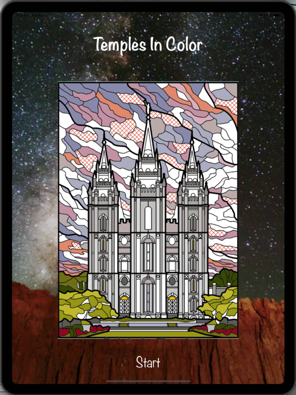 Temples In Color iPad screenshot 1 - Entertainment app