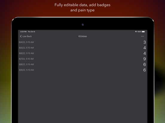 Screenshot #6 pour Pain Logger