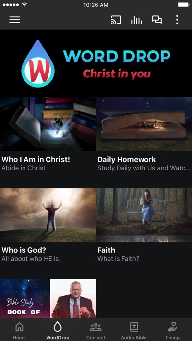 WordDrop Bible Study Screenshot