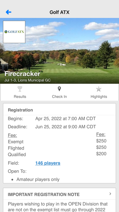 Golf ATX Screenshot