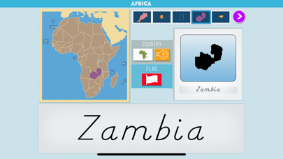 Africa - Montessori Geography Screenshot