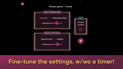 Tokegon - Words+Polygons Game Screenshot