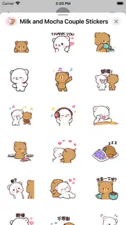 How to cancel & delete milk and mocha couple stickers 2