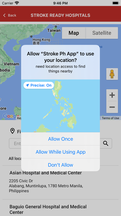 Stroke Ph App Screenshot