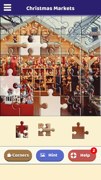 Christmas Market Puzzle Screenshot