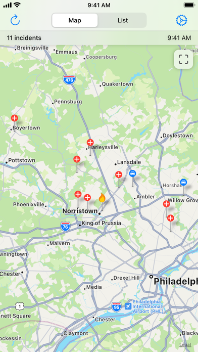 Screenshot #1 pour Montgomery County Incidents