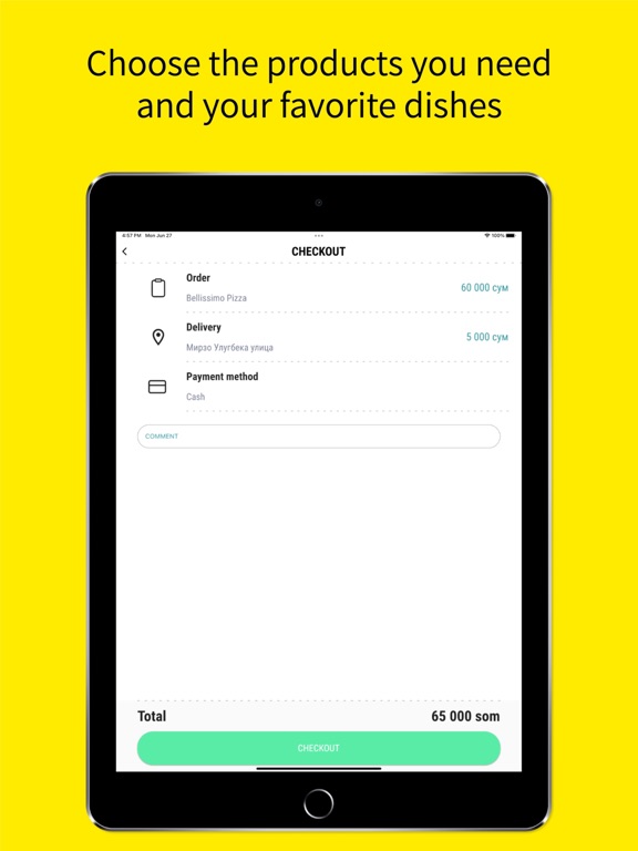 Tuk Tuk Express iPad screenshot 6 - Food & Drink app