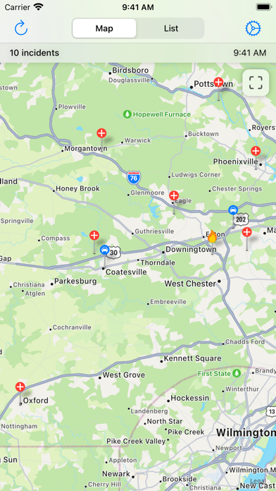 Screenshot #1 pour Chester County Incidents
