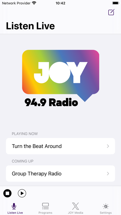JOY 94.9 Screenshot 1 - AppWisp.com JOY 94.9 Screenshot 1 - AppWisp.com