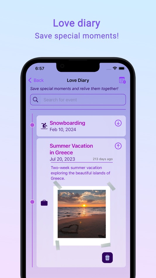 #5. Been in Love - days counter (iOS) Podle: Aleksandra Lazarevic
