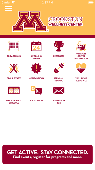 UMC Rec and Wellness Center Screenshot