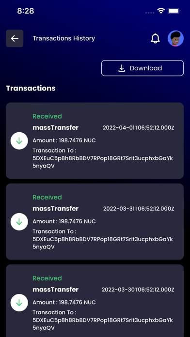 NUCoin Screenshot