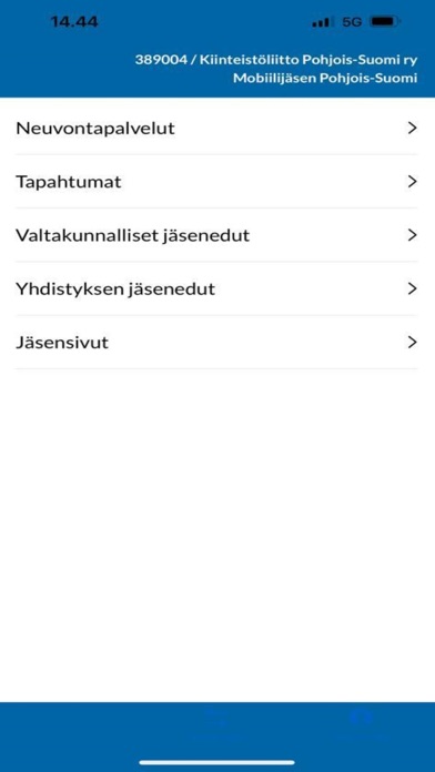 Kiinteistöliiton jäsenkortti Screenshot