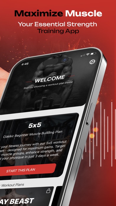 5x5 Workout – Strong Lift Plan Screenshot