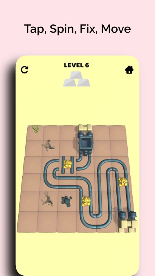 #7. Minecart Puzzle (iOS) Podle: Antonis Panoris