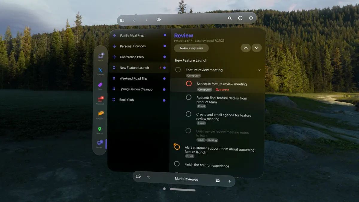 OmniFocus 4 screenshot 7