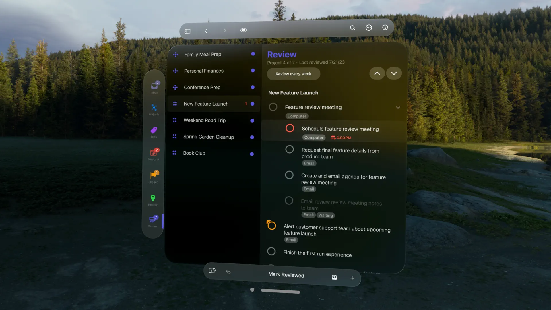 OmniFocus 4 screenshot 7