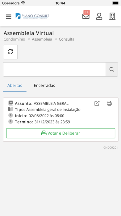 Plano Consult Screenshot