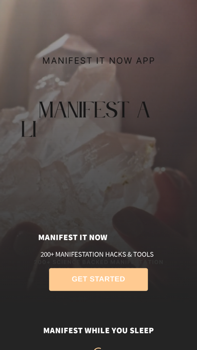 Manifest It Now Screenshot