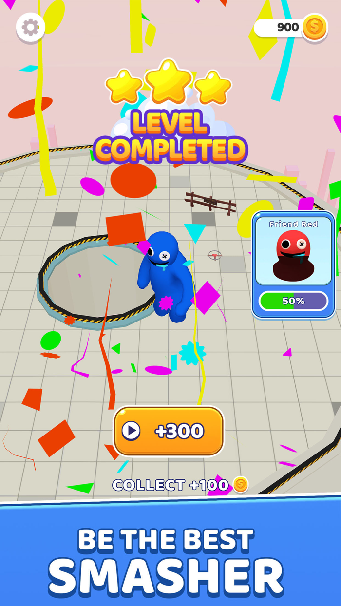 Smashers io Blue Monster