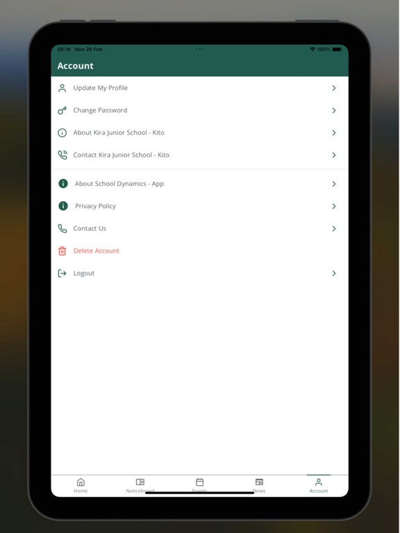 App screenshot