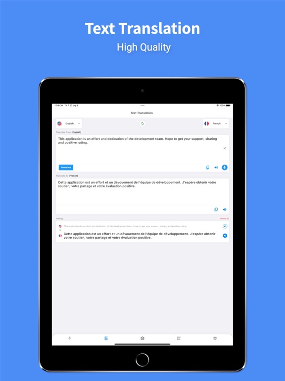 Language Translator Pro - All+ iPad screenshot 4 - Productivity app