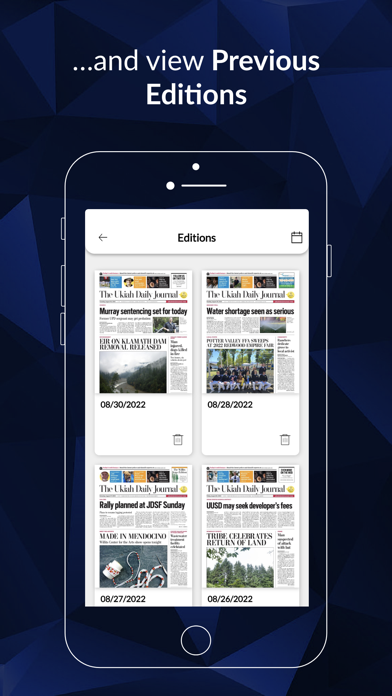 Ukiah Daily Journal e-Edition Screenshot