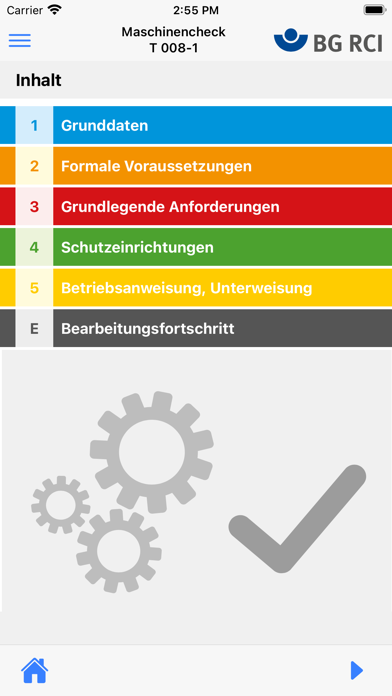 Maschinencheck Screenshot