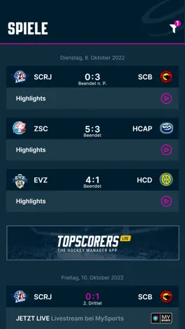Game screenshot National League Official App apk