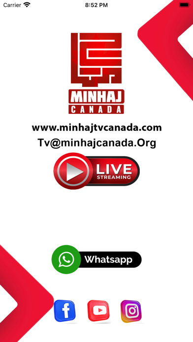 Minhaj TV Canada Screenshot