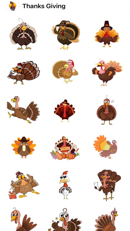 Happy ThanksGiving HD Stickers