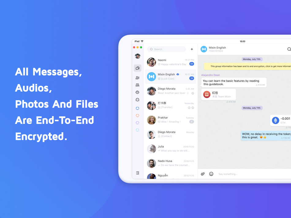 #1. Mixin Messenger+ (macOS) 由: Mixin Ltd