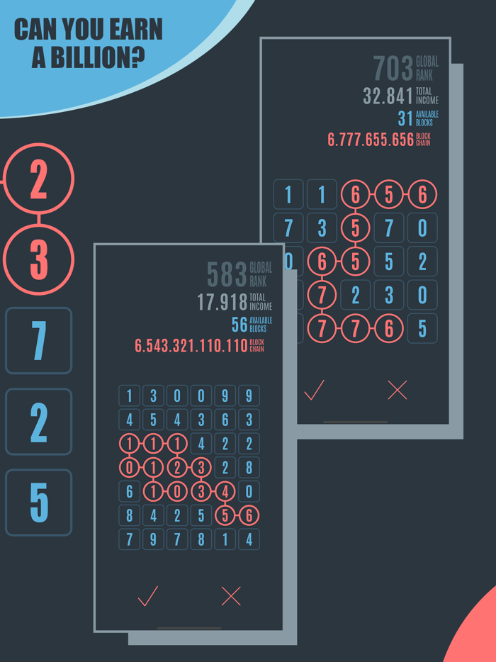 Billion Block Chain Puzzle