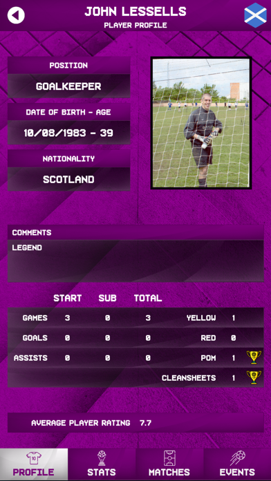 My Football Club App Screenshot