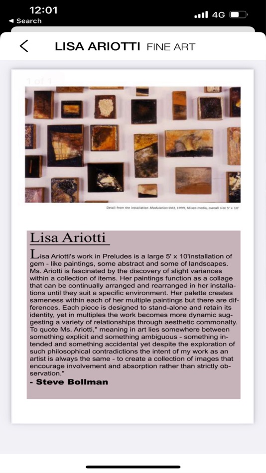 #1. Lisa Ariotti Fine Art (iOS) 由: Lisa Ariotti