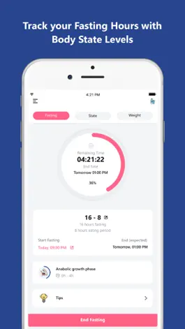 Game screenshot Track Fasting Hours & Weight apk