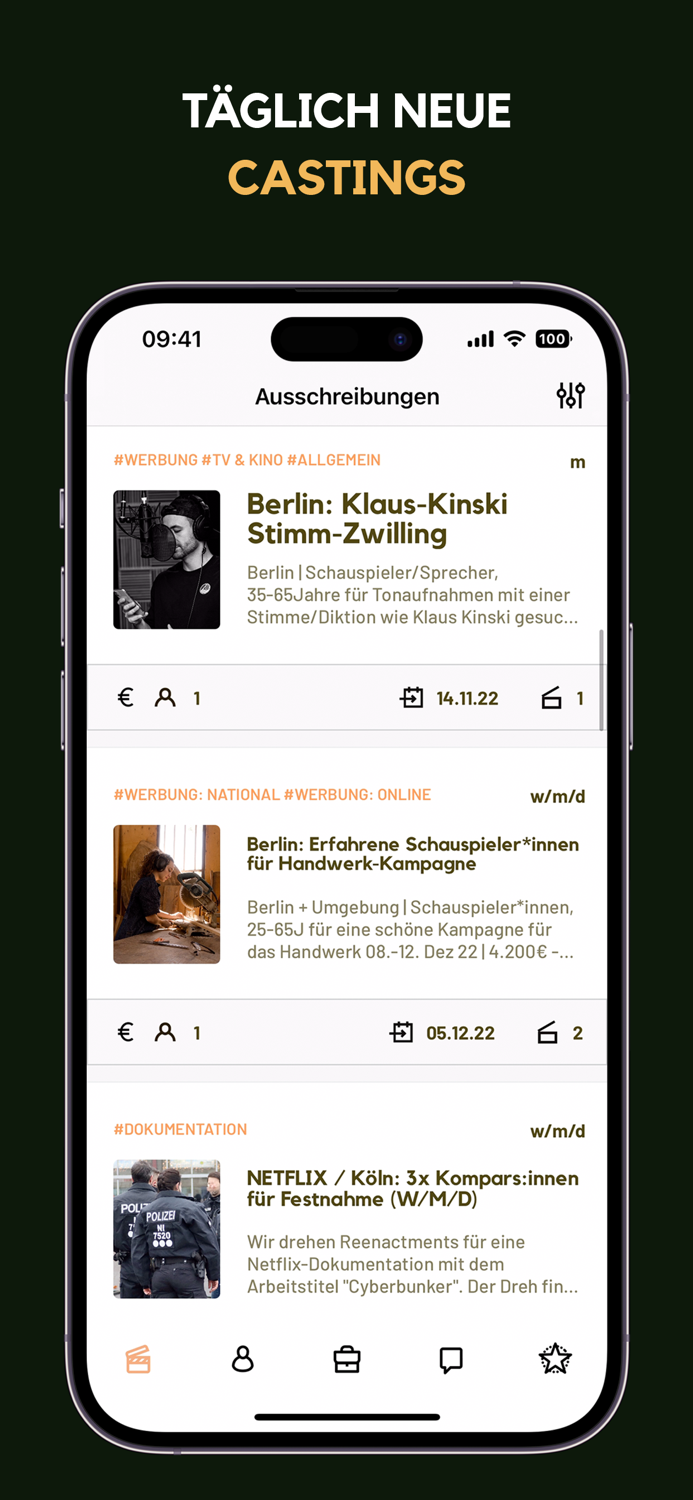 CAST ME - Castings für Talents