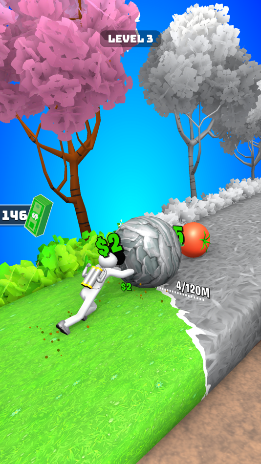#3. Boulder Push (iOS) Podle: Kerem Akyuz