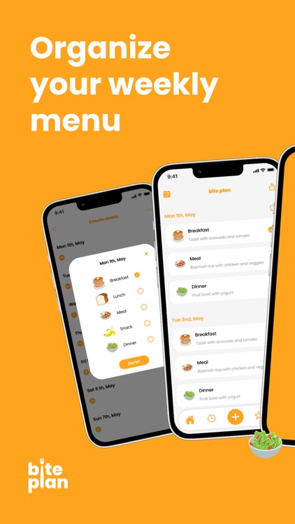 Bite Plan: Weekly Menu Planner