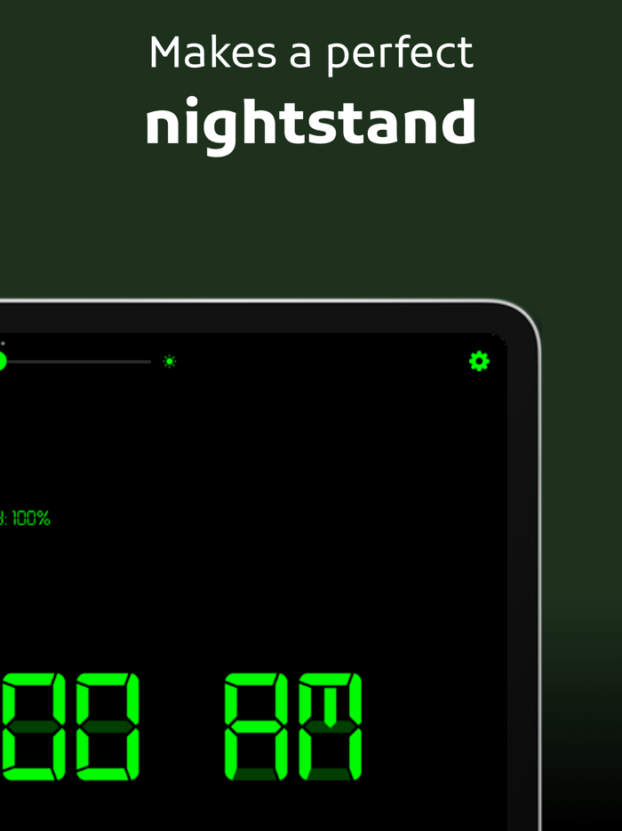 Digital Clock Nightstand Mode