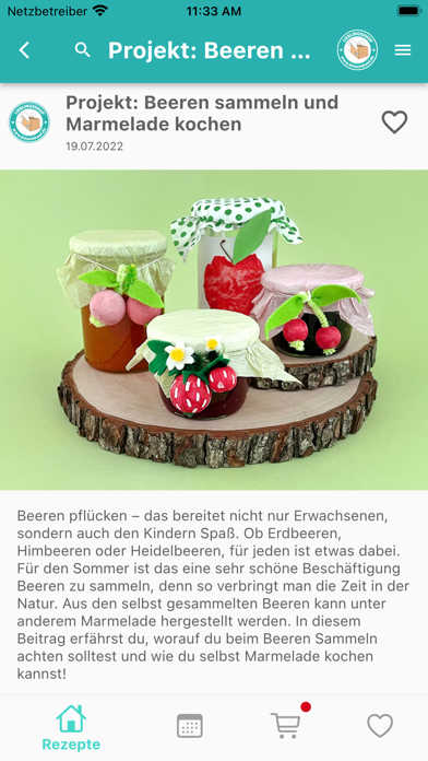 Kita-Lieblingsrezepte Screenshot