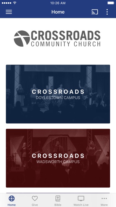 Crossroads Community Church Oh Screenshot