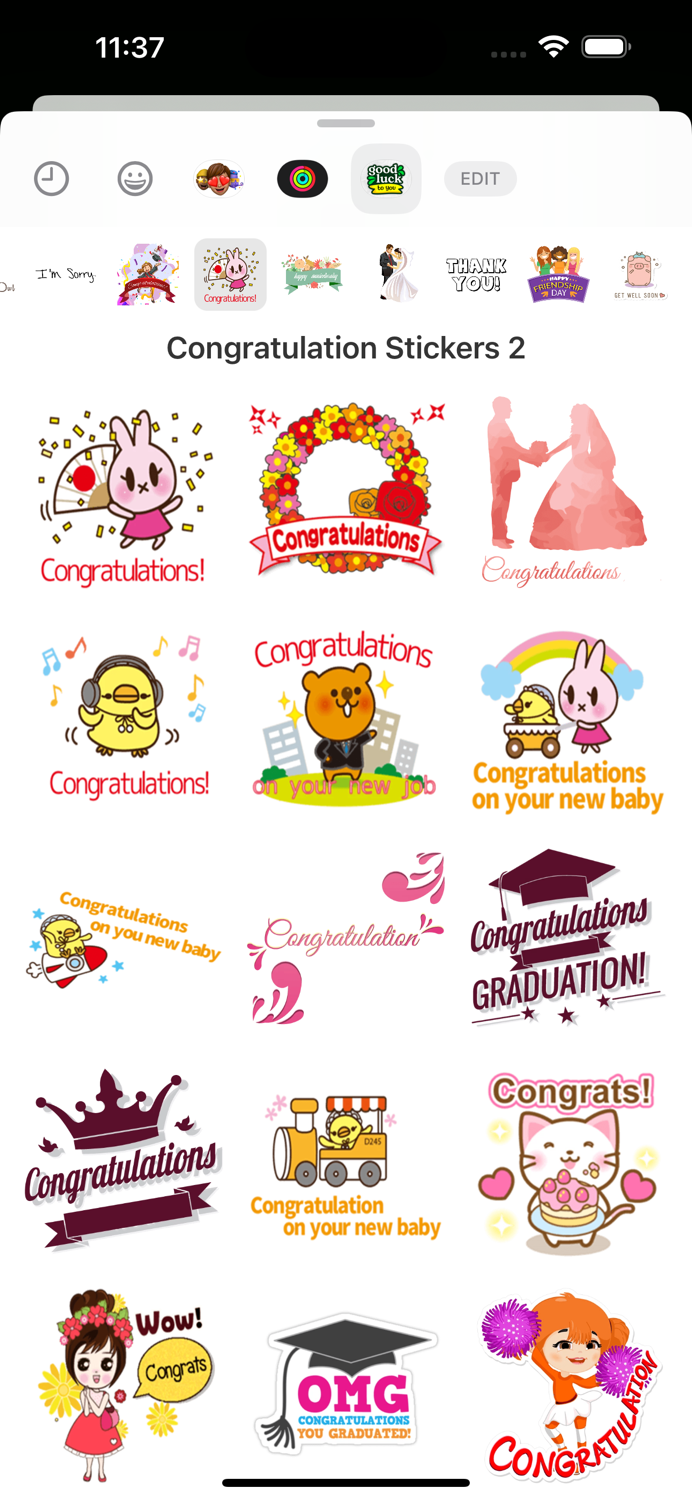 Daily All Wishes Stickers