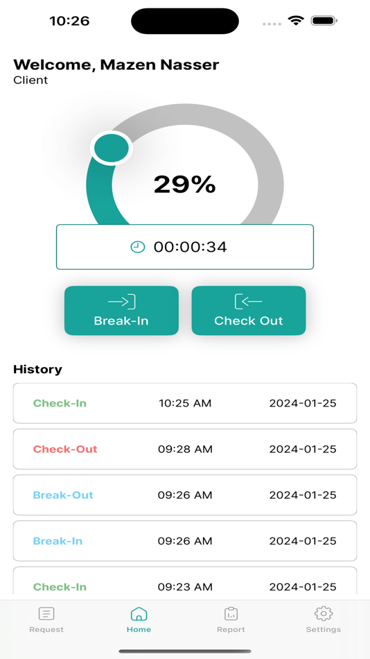 #2. Marcom Attendance (iOS) Podle: Marcom Arabia