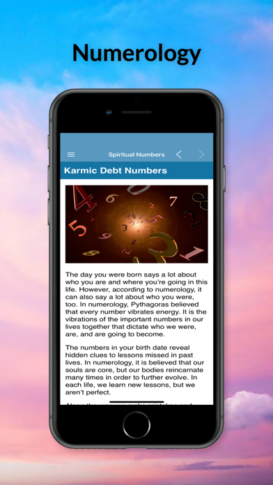 Spiritual Numbers Screenshot